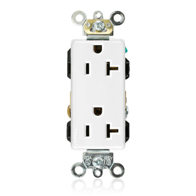 Leviton 16362-W 20 A 125 VAC Switches & Receptacle White
