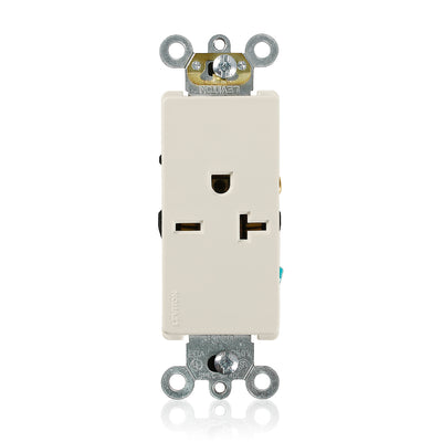 Leviton 16441-T 20 A 250 VAC Switches & Receptacle Light Almond