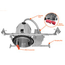 Envision C6-NC-ICAT-LED 6" IC Rated Can: New Construction