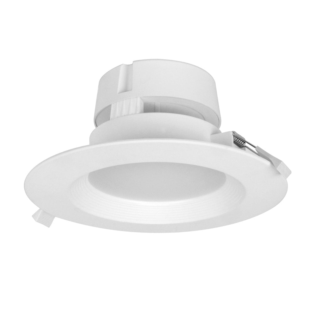 Envision LED-DLJBX-6B-9W-27K 6" J-Box Round Downlight: SnapTrim-Line, White