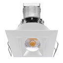 Envision LED-MDL-1-ADJ-6W-30K-SQ-WH-12V 1" LV Square Gimbal Downlight: Mini-Line, White Square