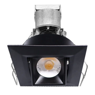 Envision LED-MDL-1-ADJ-6W-30K-SQ-BLK-12V 1" LV Square Gimbal Downlight: Mini-Line, Black Square
