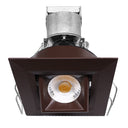 Envision LED-MDL-1-ADJ-6W-30K-SQ-BZ-12V 1" LV Square Gimbal Downlight: Mini-Line, Bronze Square