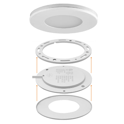 Envision LED-PCK-3W-40K-12V Undercabinet Puck Light, White