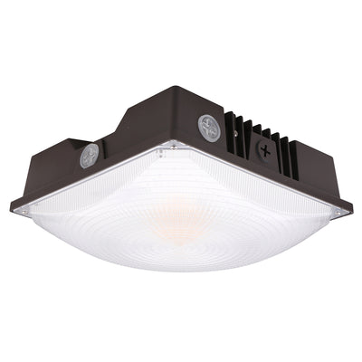 Envision LED-SCP-3P60W-TRI-BZ Square Canopy: Slim-Line, 60/40/25W, Bronze