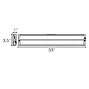 Envision LED-UC-33I-15W-5CCT-BZ 33" Undercabinet Bar, Bronze