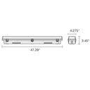 Envision LED-VPT-4FT-80W-GREEN 4ft Vapor Tight High Output: Ideal for neutral horticultural light, Gray
