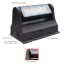 Envision LED-WPROT2-40WS-50K-BZ Wall Pack: R-Line One Module, Bronze