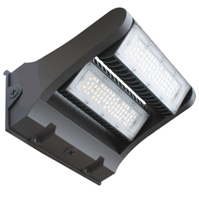 Envision LED-WPROT2-3P80WD-TRI-BZ Wall Pack: R-Line Two Module, 80/60/40w, Bronze