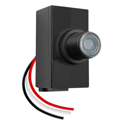 Envision PC-BTN-UNV-1/2" Button Photocell Universal for 1/2" Knockout, <1W, Black