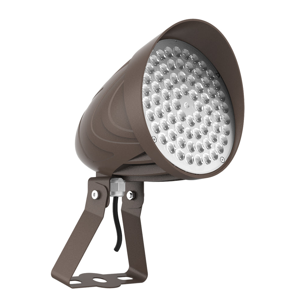 Envision LED-BLT-3P25W-TRI-BZ-TR-UNV Bullet Flood Trunnion: MAGNA-Line, 25/20/15w, Bronze