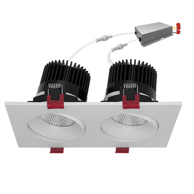 Envision LED-SQM2-4-30W-5CCT-WH 4" Multiple: Double Head, White