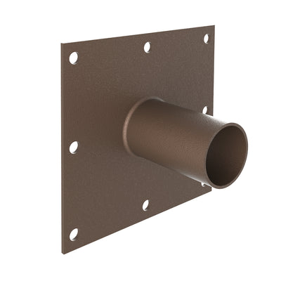 Envision TN-WM-7 Tenon: Wall Mount Straight 4" Mounting Bracket Bronze Finish