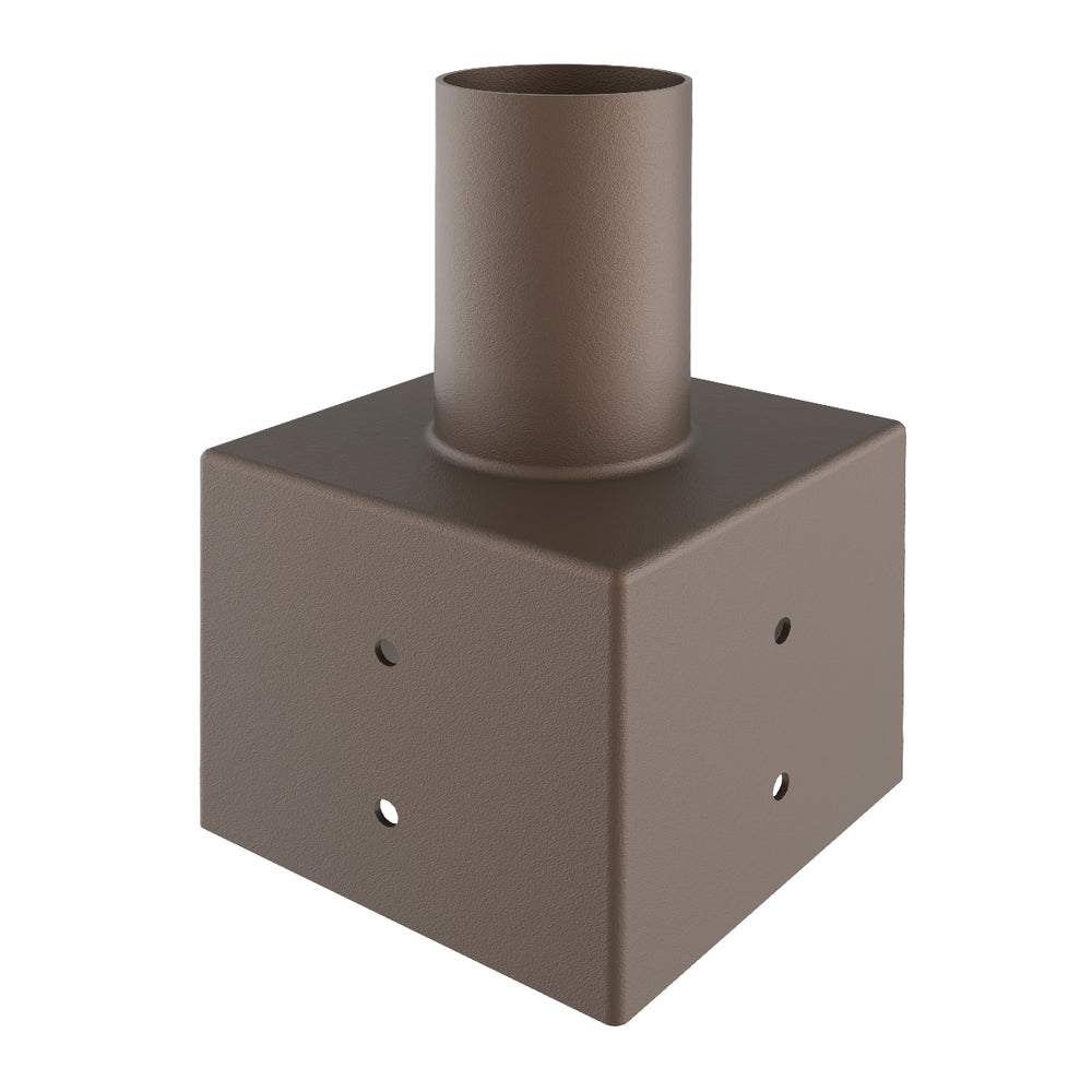 Envision TN-SQ-4 Tenon: Square 4" Pole Reducer to 2.36", Bronze