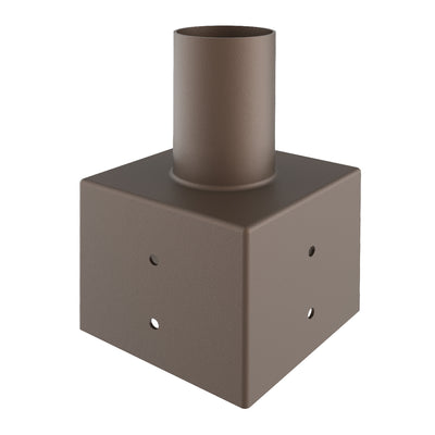 Envision TN-SQ-4 Tenon: Square 4" Pole Reducer to 2.36", Bronze