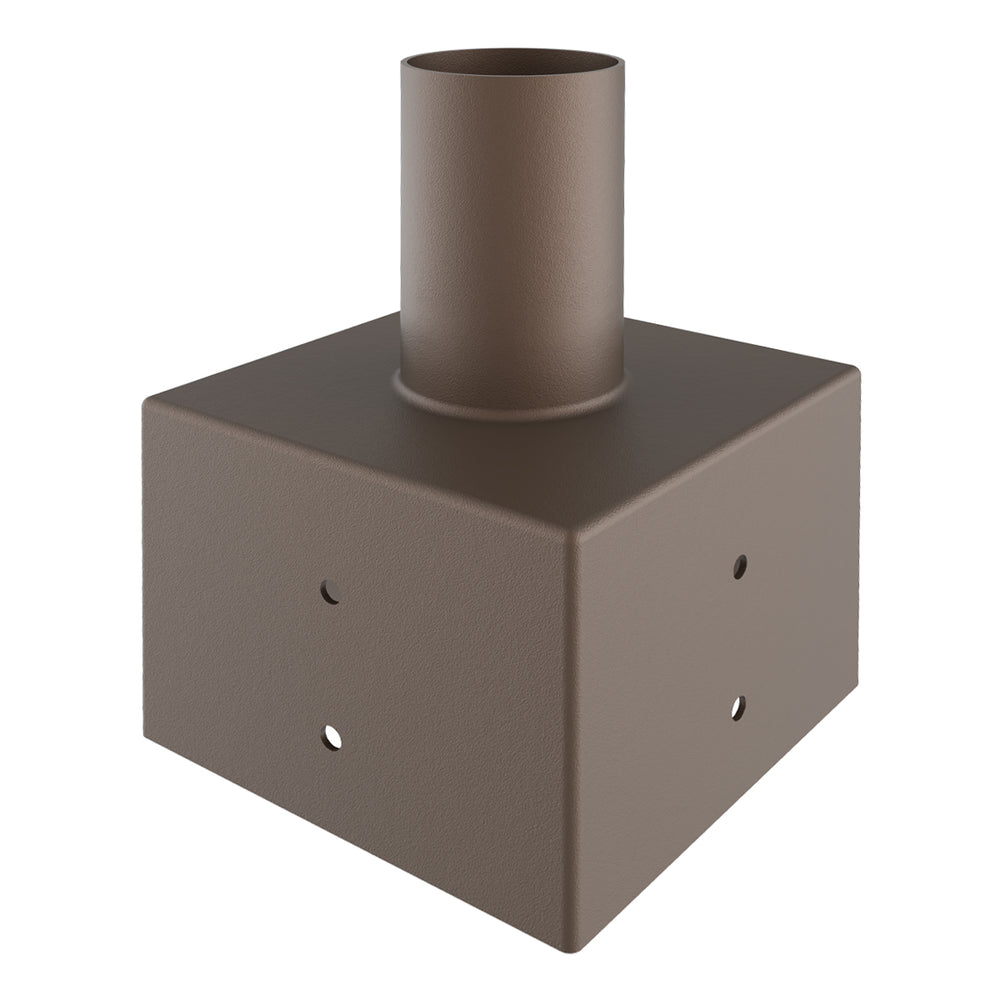 Envision TN-SQ-5 Tenon: Square 5" Pole Reducer to 2.36", Bronze