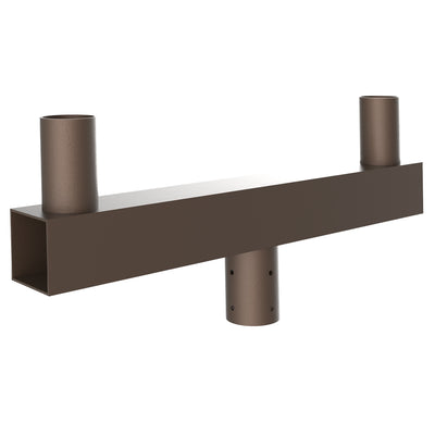 Envision TN-BH-SQ-180-2S Tenon: Square Bullhorn 2-Head Adapter, Bronze