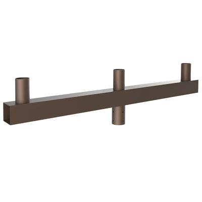 Envision TN-BH-SQ-180-3S Tenon: Square Bullhorn 3-Head Adapter, Bronze