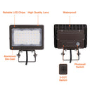 Envision LED-ARL-2P50-TRI-BZ-TR-PC Mini Flood: M-Line Trunnion, 50/35w, Bronze