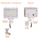 Envision LED-ARL-2P50-TRI-WH-KN-PC Mini Flood: M-Line 1/2" Knuckle, 50/35w, White