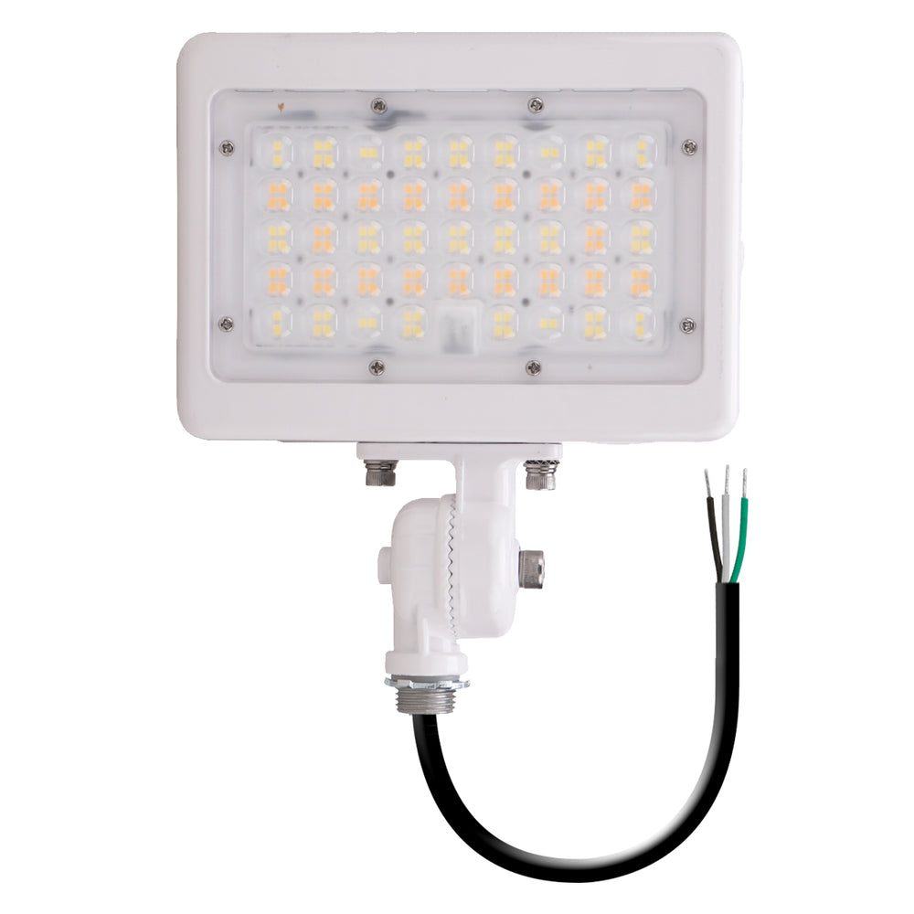 Envision LED-ARL-2P50-TRI-WH-KN-PC Mini Flood: M-Line 1/2" Knuckle, 50/35w, White