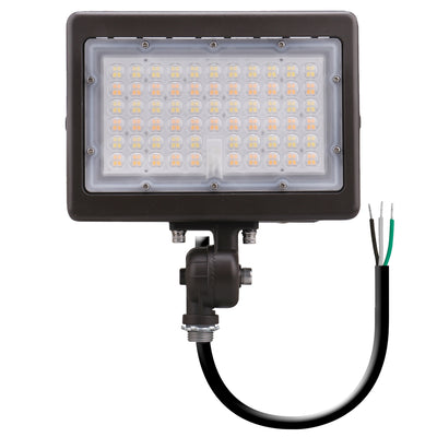 Envision LED-ARL-3P80-TRI-BZ-KN-PC Mini Flood: M-Line 1/2" Knuckle, 80/70/60w, Bronze