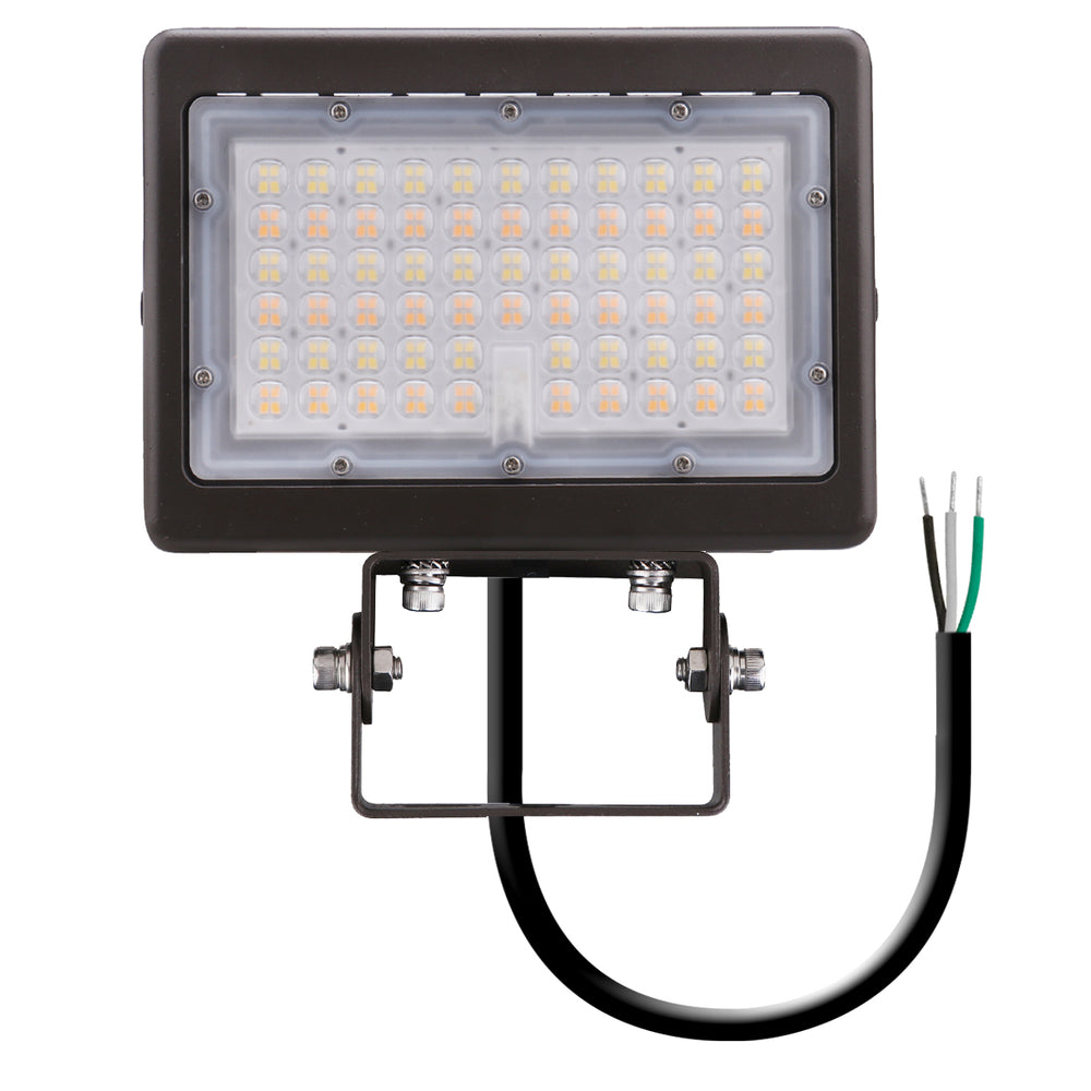 Envision LED-ARL-3P80-TRI-BZ-TR-PC Mini Flood: M-Line Trunnion, 80/70/60w, Bronze