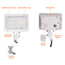 Envision LED-ARL-3P80-TRI-WH-KN-PC Mini Flood: M-Line 1/2" Knuckle, 80/70/60w, White