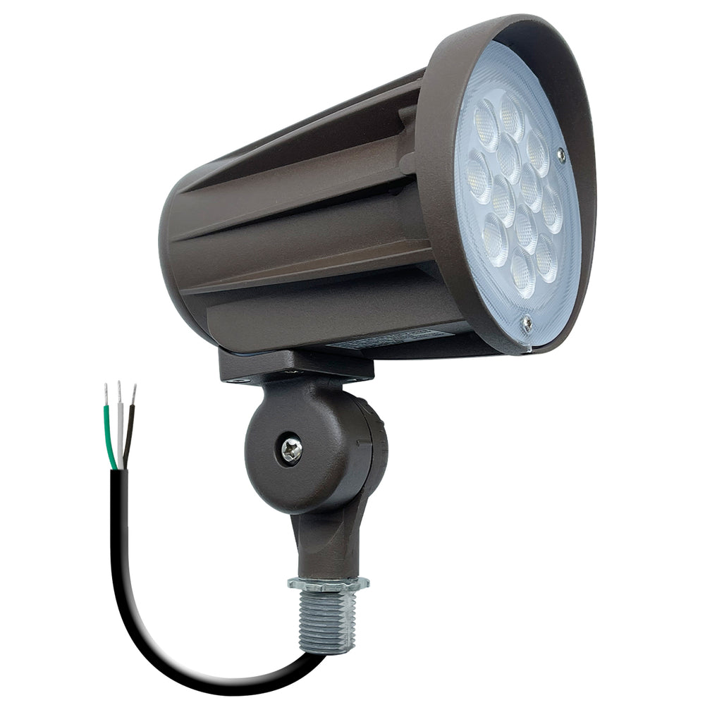 Envision LED-BLT-28W-30K-BZ-KN-UNV Bullet Flood 1/2" Knuckle: M-Line, Bronze
