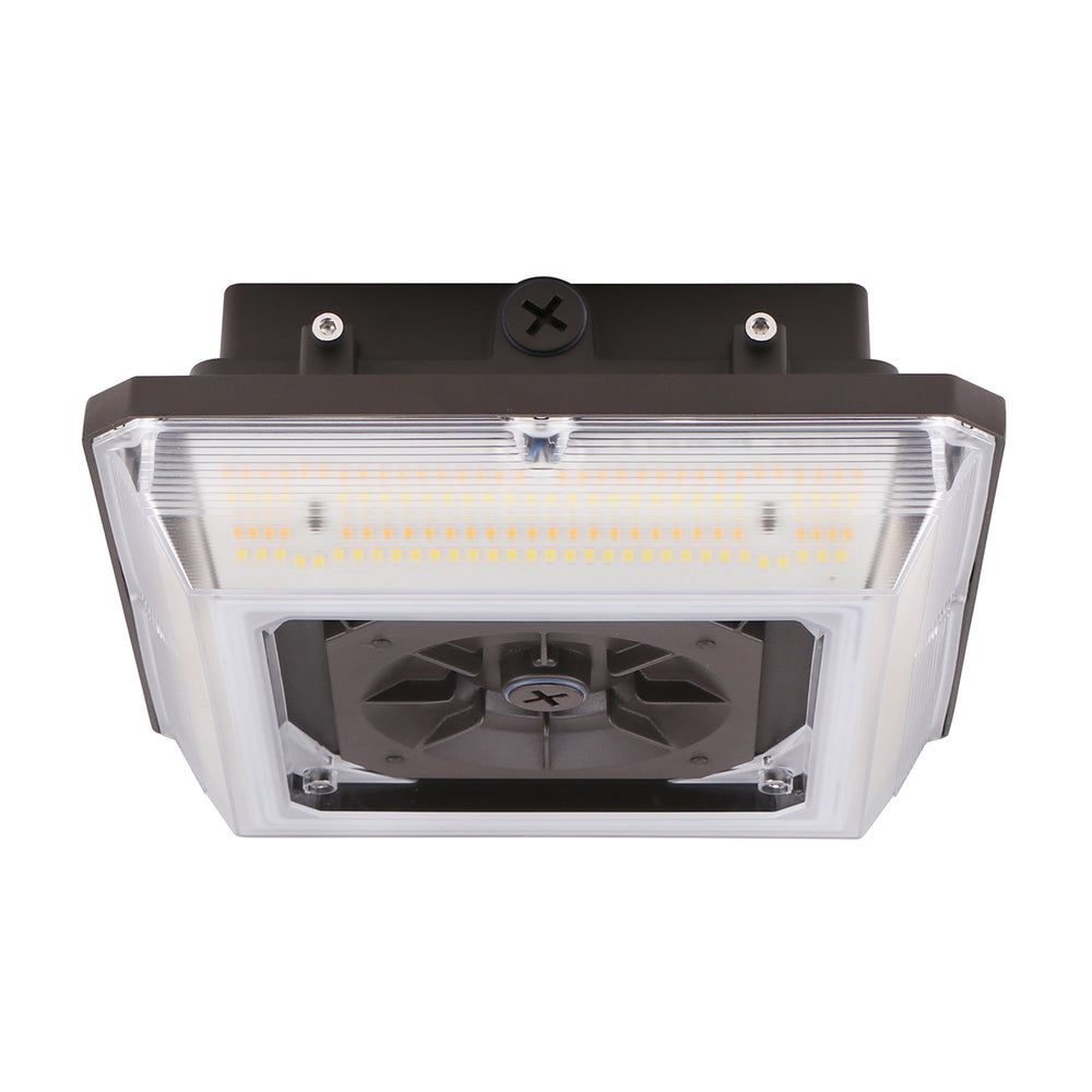 Envision LED-SQUC-3P60-TRI-BZ Square Canopy: ARCY-Line, 60/45/30W, Bronze