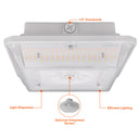 Envision LED-SQUC-3P90-TRI-WH Square Canopy: ARCY-Line, 90/80/70W, White