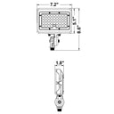 Envision LED-ARL-2P30-TRI-WH-KN-PC Mini Flood: M-Line 1/2" Knuckle, 30/15w, White