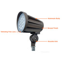 Envision LED-BLT-28W-30K-BZ-KN-UNV Bullet Flood 1/2" Knuckle: M-Line, Bronze