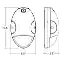 Envision LED-WPE-15W-TRI-PC-BZ-EMB Wall Pack: EGG-Line (90 Minute EMB), Bronze