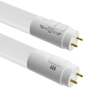 Envision LED-T8-RFD-GL-4FT-3P18-5CCT 4 FT T8 Glass + PC Coating Dimmable Bypass Single/Double Ended (FROSTED LENS) eta 9/23, 12/15/18w
