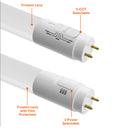 Envision LED-T8-RFD-GL-4FT-3P18-5CCT 4 FT T8 Glass + PC Coating Dimmable Bypass Single/Double Ended (FROSTED LENS) eta 9/23, 12/15/18w