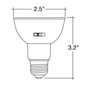 Envision LED-P20-7W-5CCT PAR20 50W Equivalent, Clear