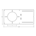 Envision C4-JBX-RI 4" Rough In Plate