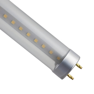 Envision LED-T8-DCGL5-4FT-18W-40K 4 FT T8 Glass + PC Coating TRIPLE FIT Ballast, or AC Direct Single/Double CLEAR LENS, Frosted