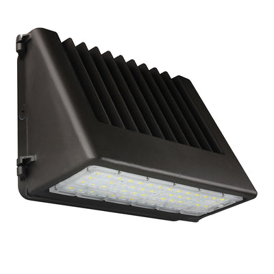 Envision LED-WPFC-5P80-TRI-BZ-HV-PC Wall Pack: FC-Line, 80/64/48/32/16W, Bronze