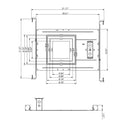 Envision CUNV-NC-SQI-J-JBX New Construction Plate: 4" 6" 8" CADM Square w/ J-Box