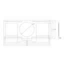 Envision C8-JBX-RI 8" Rough In Plate