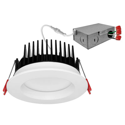 Envision LED-MDJBX-4-15W-5CCT-WH-R 4" Frosted Downlight: M-Line, White Round
