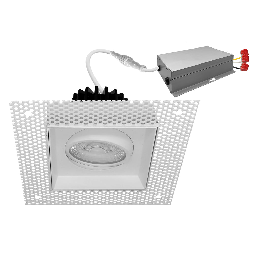 Envision LED-SQM1-TML-4-15W-5CCT-WH-20 4" Multiple Trimless: Single Head, White