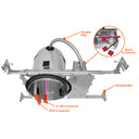 Envision C6-NC-ICAT-LED-0/10V 6" IC Rated Can: New Construction 5-7 Day Lead Time