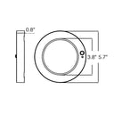 Envision LED-SLDSKR-5-12W-5CCT-WH-BMS 5" Surface Mount Round: Slim-Line, White