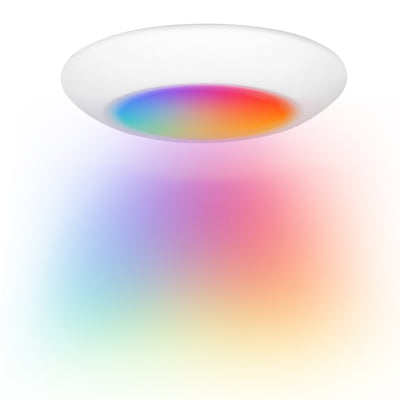 Envision LED-CDSK-6-15W-RGB+W-WH 6" Disk Lite: Cusp-Line SMART, White