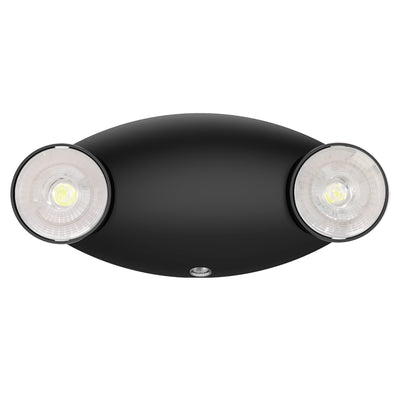 Envision LED-EM-DHC-BL Emergency Bug Eye Double Headed Fixture, 3w, Black