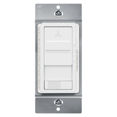 3-Speed Slide Fan Control & Light Switch