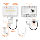 Envision LED-FL-15W-TRI-WH-KNYK-PC Mini Flood: XS-Line 1/2" Knuckle & Yoke Included, White